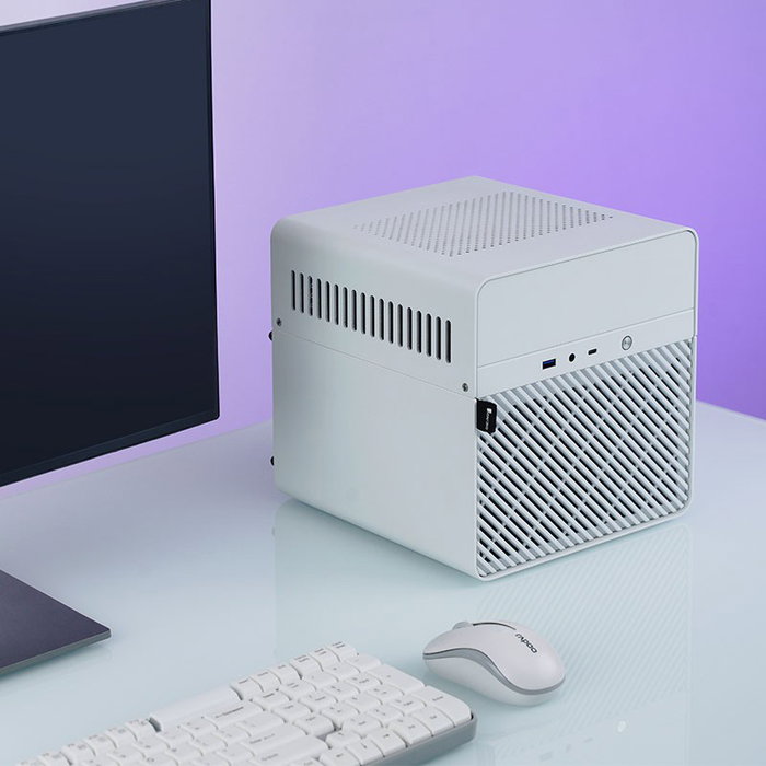 Jonsbo N2 Mini-ITX NAS Gehäuse weiß