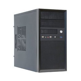 Chieftec Mesh CT-01B-350GPB Mini Tower Negra con Fuente de 350W