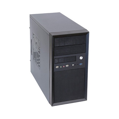Chieftec Mesh CT-01B-350GPB Mini Tower Negra con Fuente de 350W