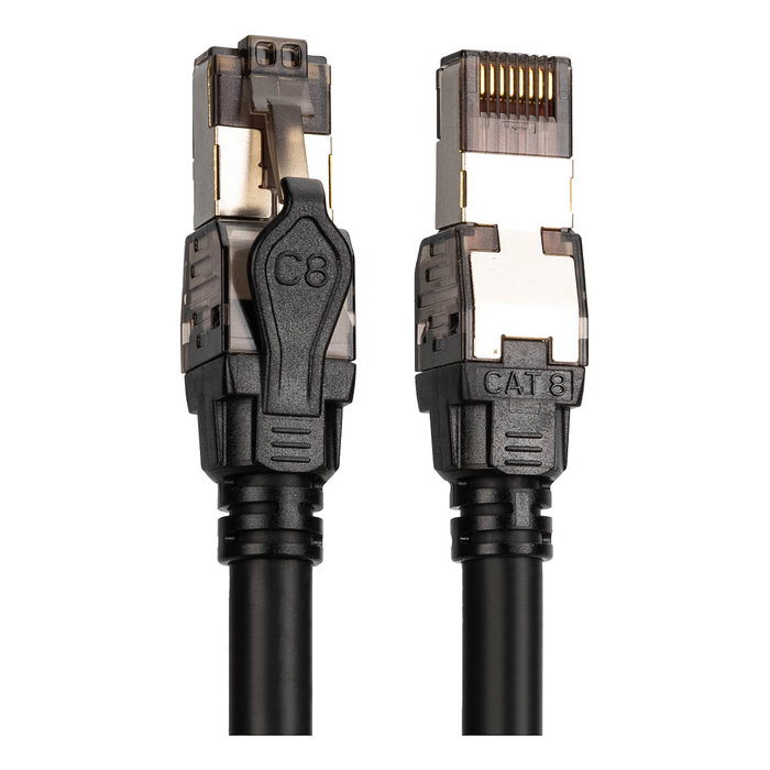 Digitus Cable de Red Ethernet CAT 8.1 S/FTP RJ-45 3 Metros Negro - 2000 MHz, Cobre, LSZH Digitus Cable de Red Ethernet CAT 8.1 S/FTP RJ-45 3 Metros Negro - 2000 MHz, Cobre, LSZH
