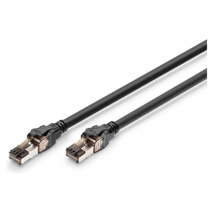 Digitus Cable de Red Ethernet CAT 8.1 S/FTP RJ-45 3 Metros Negro - 2000 MHz, Cobre, LSZH Digitus Cable de Red Ethernet CAT 8.1 S/FTP RJ-45 3 Metros Negro - 2000 MHz, Cobre, LSZH