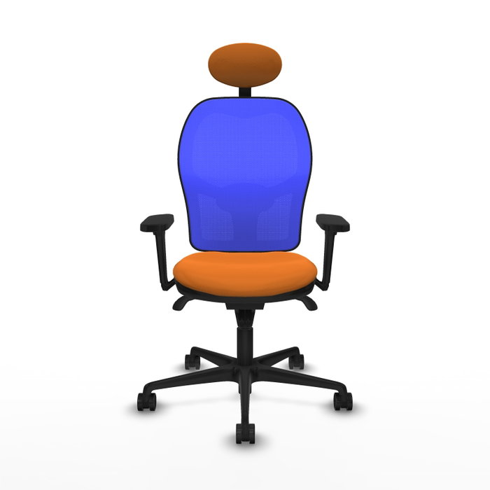 PIQUERAS Y CRESPO Silla de oficina Jorquera con mecanismo Sincro y Cabecero 2D en Negro PIQUERAS Y CRESPO Silla de oficina Jorquera con mecanismo Sincro y Cabecero 2D en Negro