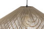 DKD Home Decor Lámpara de Techo de Yute y Madera con Cuentas Naturales