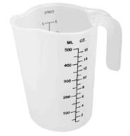 Comas Jarra Medidora Graduada de 50 cl para Cocina - Polipropileno