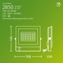 Philips Foco proyector lois 30 W 5000 K 3200 lm negro