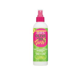Organic Root Stimulator ORS Girls Acondicionador Desenredante Sin Aclarado para Niñas con Aceite de Oliva y Aloe Vera, 251ml - Deja el Cabello Suave, Brillante y Manejable