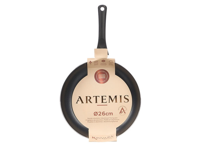 KINVARA Sartén de Inducción Antiadherente 26 cm - Antracita