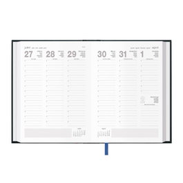 Dohe Agenda Anual Segovia 14x20 cm Negro 2026 Catalán Semana Vista