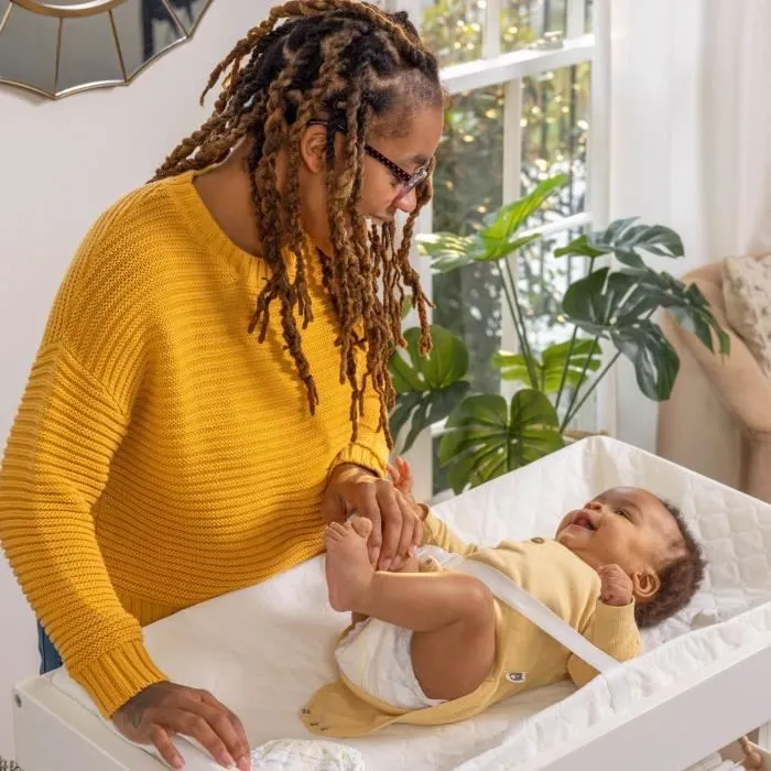 SUMMER Cambiador, 4 lados impermeable con cinturón de seguridad de liberación rápida para bebé