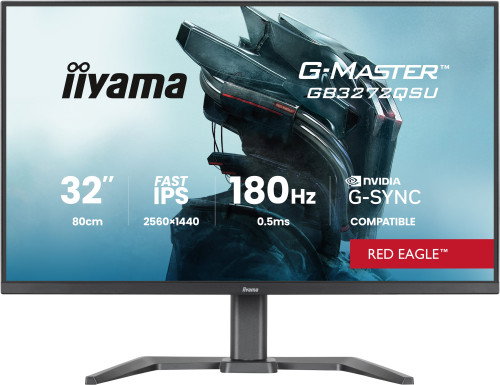 iiyama G-MASTER GB3272QSU-B1 Monitor Gaming 31,5 pulgadas Quad HD 180 Hz Fast IPS