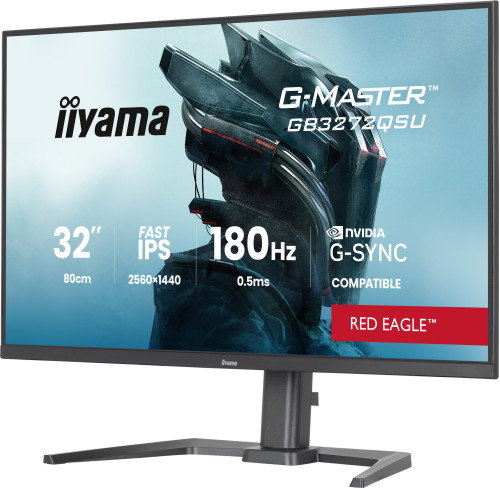 iiyama G-MASTER GB3272QSU-B1 Monitor Gaming 31,5 pulgadas Quad HD 180 Hz Fast IPS