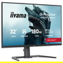 iiyama G-MASTER GB3272QSU-B1 Monitor Gaming 31.5"/80 cm QHD 2560x1440 Fast IPS 180Hz 0.5ms G-Sync HDR10 USB Hub Altavoces HDMI DisplayPort Negro
