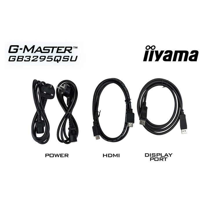iiyama G-MASTER GB3272QSU-B1 31.5" Quad HD 2560x1440 Fast IPS 0.5ms 180Hz HDMI x2 DisplayPort USB Hub VESA Negro iiyama G-MASTER GB3272QSU-B1 31.5" Quad HD 2560x1440 Fast IPS 0.5ms 180Hz HDMI x2 DisplayPort USB Hub VESA Negro