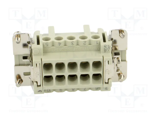 ILME CNEF10TX Conector HDC Hembra de 10 Pines