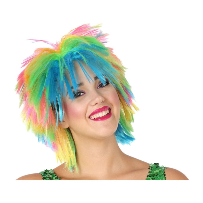 Atosa Peluca Punky Multicolor de 130 gramos Atosa Peluca Punky Multicolor de 130 gramos