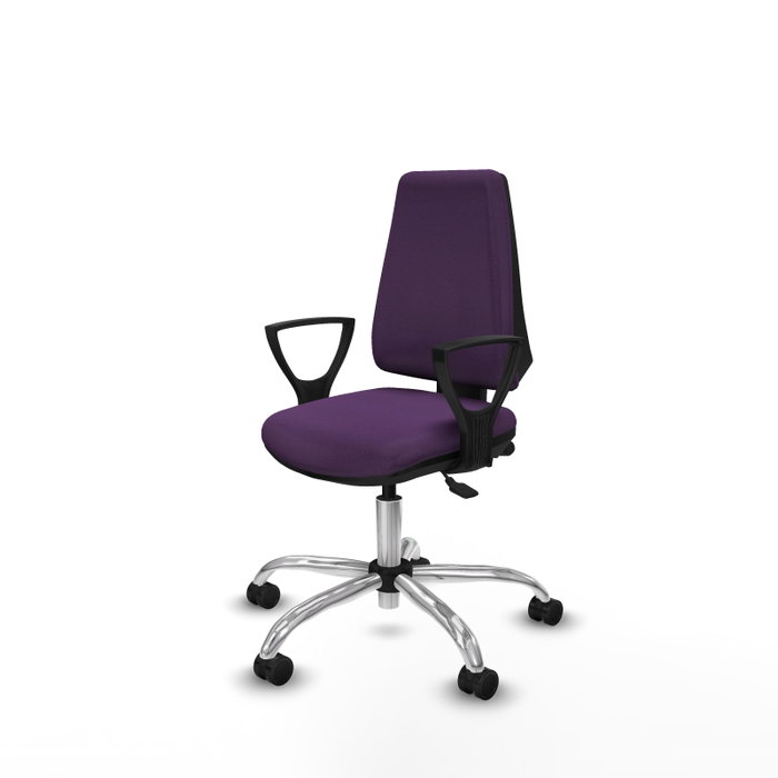 PIQUERAS Y CRESPO Silla de oficina Elche Morada con mecanismo Asincro PIQUERAS Y CRESPO Silla de oficina Elche Morada con mecanismo Asincro