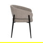 Silla Taupe Tejido-Metal Contract 60 X 57 X 79 cm (Set de 2)