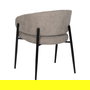 Silla Taupe Tejido-Metal Contract 60 X 57 X 79 cm (Set de 2)