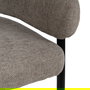 Silla Taupe Tejido-Metal Contract 60 X 57 X 79 cm (Set de 2)
