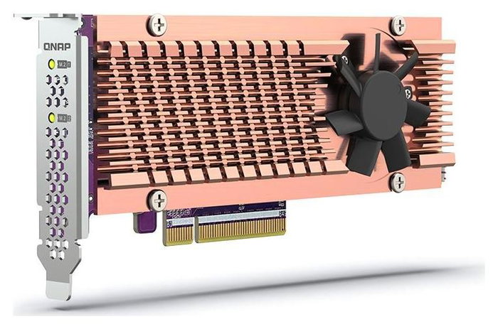 QNAP QM2-2P-384A Tarjeta de Expansión PCIe con 2 Ranuras M.2 NVMe QNAP QM2-2P-384A Tarjeta de Expansión PCIe con 2 Ranuras M.2 NVMe