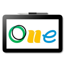 Wacom One Display 12 Tablet Gráfica DTC121W0B Pantalla Táctil con Lápiz Plata/Negro