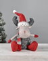 DKD Home Decor Figura RENO Gris y Rojo