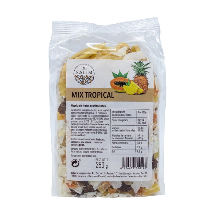 Int-Salim Mix Tropical de Frutas Deshidratadas 250g Int-Salim Mix Tropical de Frutas Deshidratadas 250g
