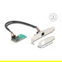 DeLOCK 95268 Mini PCI Express to RJ45 Gigabit LAN 2.5 Gbit/s Adapter Card - Windows 10/11