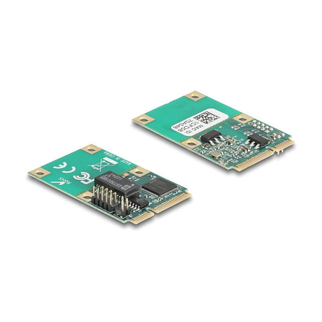 DeLOCK 95268 Mini PCI Express to RJ45 Gigabit LAN 2.5 Gbit/s Adapter Card - Windows 10/11