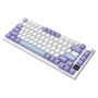 Ajazz AK820 Pro Teclado Mecánico Inalámbrico Gift Switch RGB Púrpura