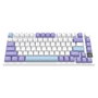 Ajazz AK820 Pro Teclado Mecánico Inalámbrico Gift Switch RGB Púrpura