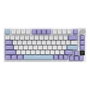 Ajazz AK820 Pro Teclado Mecánico Inalámbrico Gift Switch RGB Púrpura