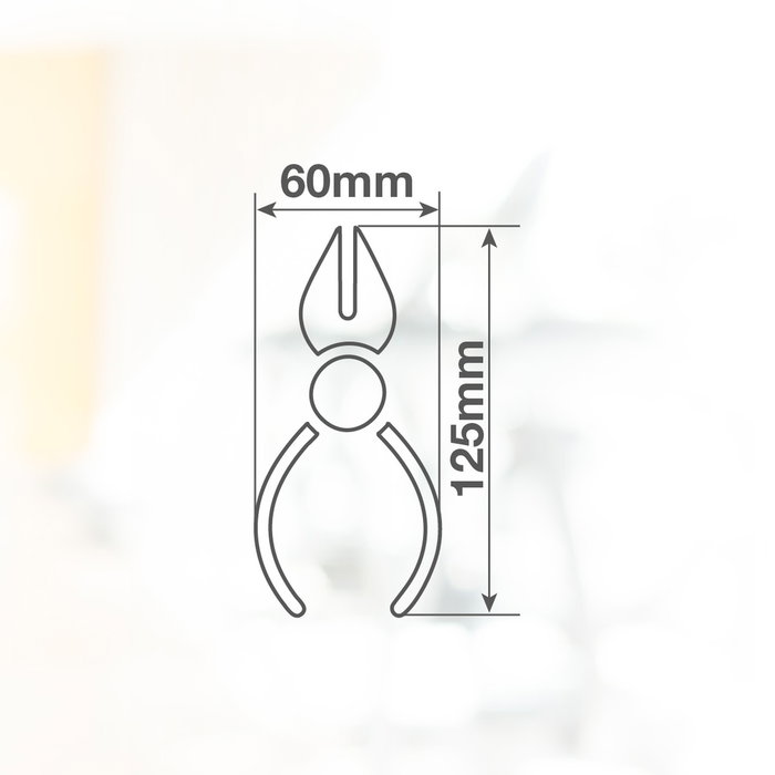 Hantums Mini-Alicate Universal Cromo Vanadio 120mm