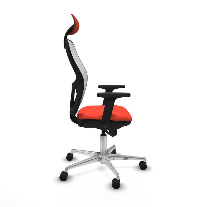 PIQUERAS Y CRESPO Silla de oficina Jorquera Naranja oscuro/Blanco