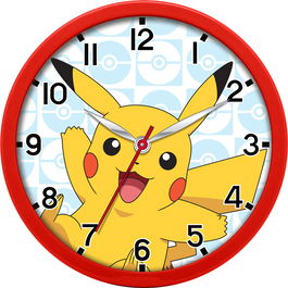 KIDS LICENSING Reloj de pared Pokemon 25cm