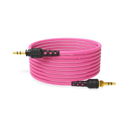 RODE NTH-100 Cable 24 Pink para Auriculares - Conector de Bloqueo, TRS de 3,5 mm, Incluye Adaptador de ¼ " y Anillos de Identificación