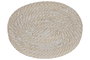 DKD Home Decor Individual Blanco Natural Bambú Ratan 30 x 40 x 1 cm