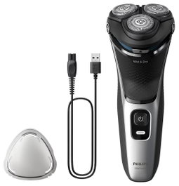Philips Serie 3000 S3143/00, Afeitadora Eléctrica Plata/Negro