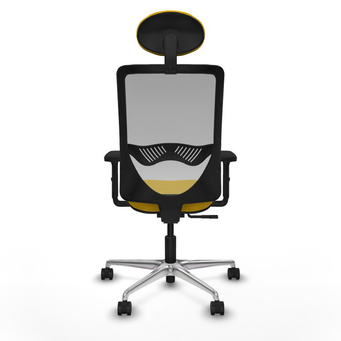 PIQUERAS Y CRESPO Silla de oficina Zulema con mecanismo Sincro, Amarillo y Gris PIQUERAS Y CRESPO Silla de oficina Zulema con mecanismo Sincro, Amarillo y Gris