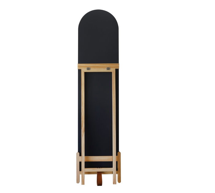DKD Home Decor Espejo Vestidor Scandi Natural Pino y Cristal 40 x 160 x 10 cm