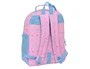 Safta Mochila doble con cantoneras adaptable a carro Stitch bright 420x320x150 mm