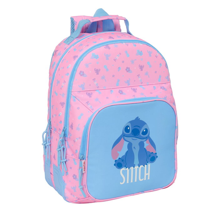 Safta Mochila Stitch Bright Disney adaptable a carro 420x320x150 mm Safta Mochila Stitch Bright Disney adaptable a carro 420x320x150 mm