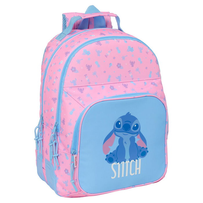 Safta Mochila Stitch Bright Disney adaptable a carro 420x320x150 mm Safta Mochila Stitch Bright Disney adaptable a carro 420x320x150 mm