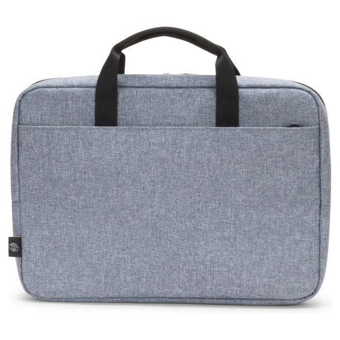 Dicota Eco MOTION Maletín para Portátil hasta 39.6 cm (15.6") en Denim Azul, Compartimento para Tablet, Asa y Correa de Hombro, Fabricado con Materiales Reciclados