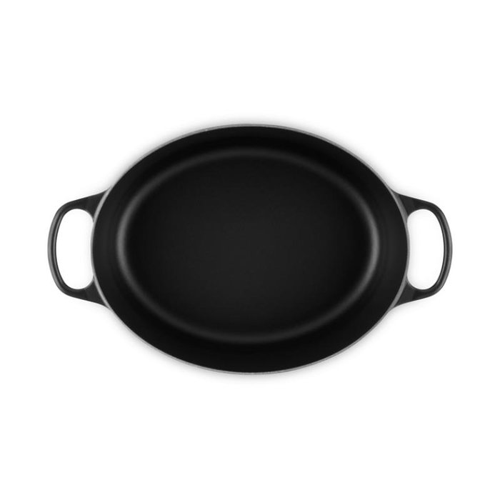 Le Creuset Signature Roaster oval 35 cm negro, fuente de hierro fundido esmaltado 8,9 L (21178350000430) Le Creuset Signature Roaster oval 35 cm negro, fuente de hierro fundido esmaltado 8,9 L (21178350000430)