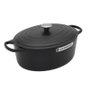 Le Creuset Signature Roaster oval 35 cm negro, fuente de hierro fundido esmaltado 8,9 L (21178350000430)