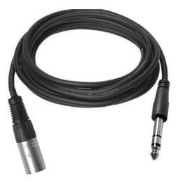 Vivolink Cable XLR Macho a Jack Estéreo 6.35mm 1m, Audio de Alto Rendimiento para Escenarios, Sonido Cristalino Sin Ruido ni Interferencias, Malla de Cobre Estaño, Blindaje Robusto