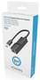 Aisens Conversor USB 3.0 a Ethernet Gigabit 10/100/1000 Mbps Negro 15cm