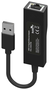 Aisens Conversor USB 3.0 a Ethernet Gigabit 10/100/1000 Mbps Negro 15cm