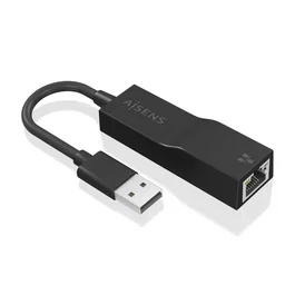 Aisens Adaptador USB 3.0 a Ethernet Gigabit A106-0766 Negro